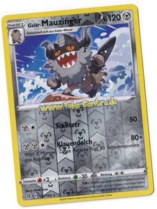 Galar-Mauzinger 127/192 Rare Reverse Holo - Clash der Rebellen Deutsch