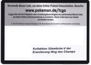 Pokémon TCGO Booster: Weg des Champs Silembrim-V Kollektion