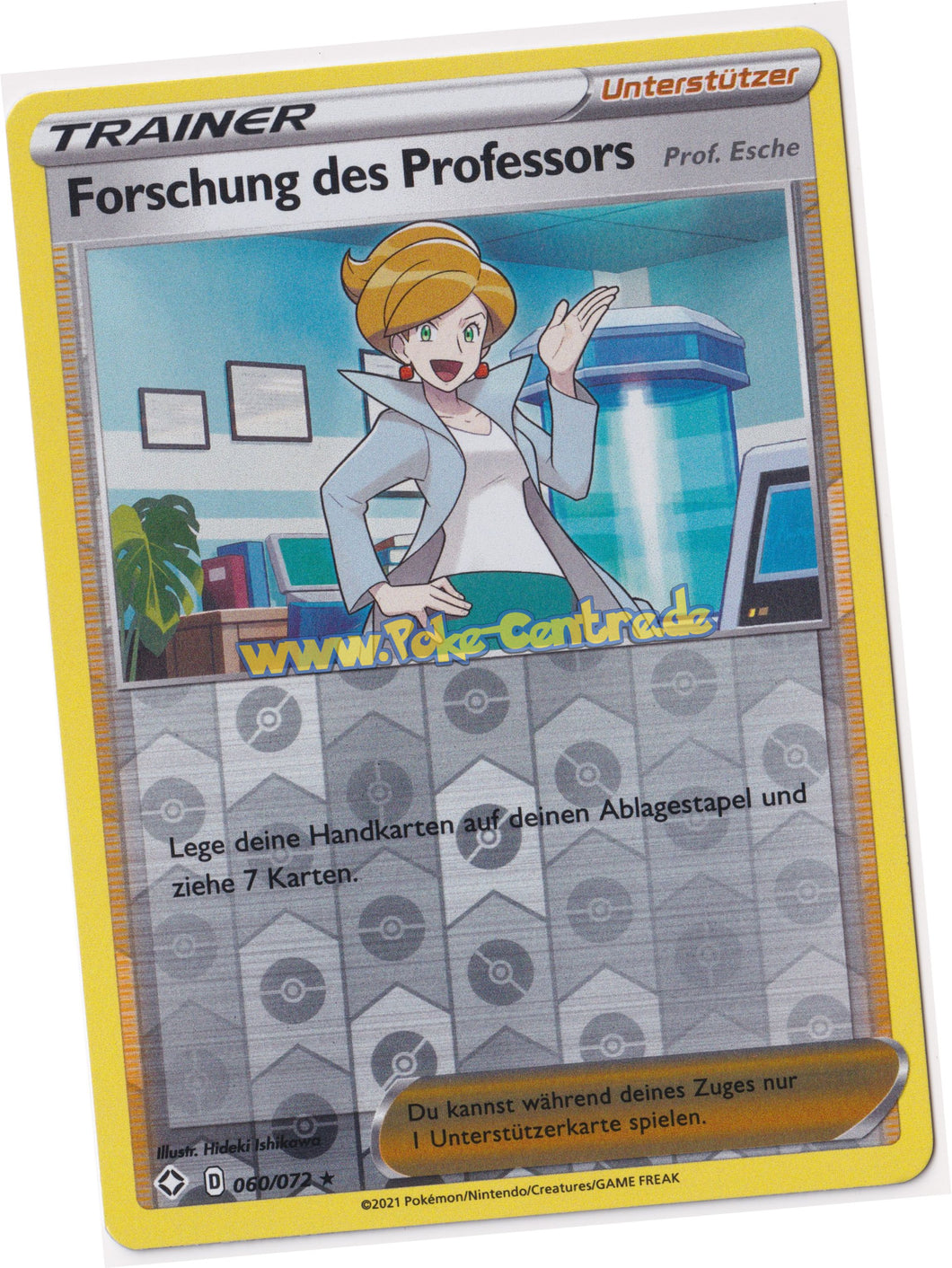 Forschung des Professors 060/072 Rare Reverse Holo - Glänzendes Schicksal Deutsch