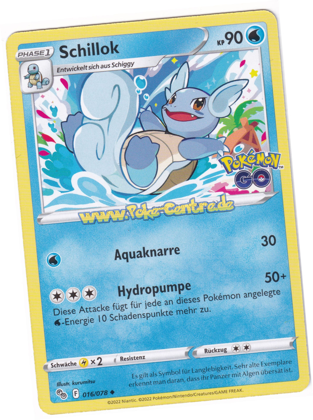 Schillok 016/078 Uncommon - Pokemon GO Deutsch
