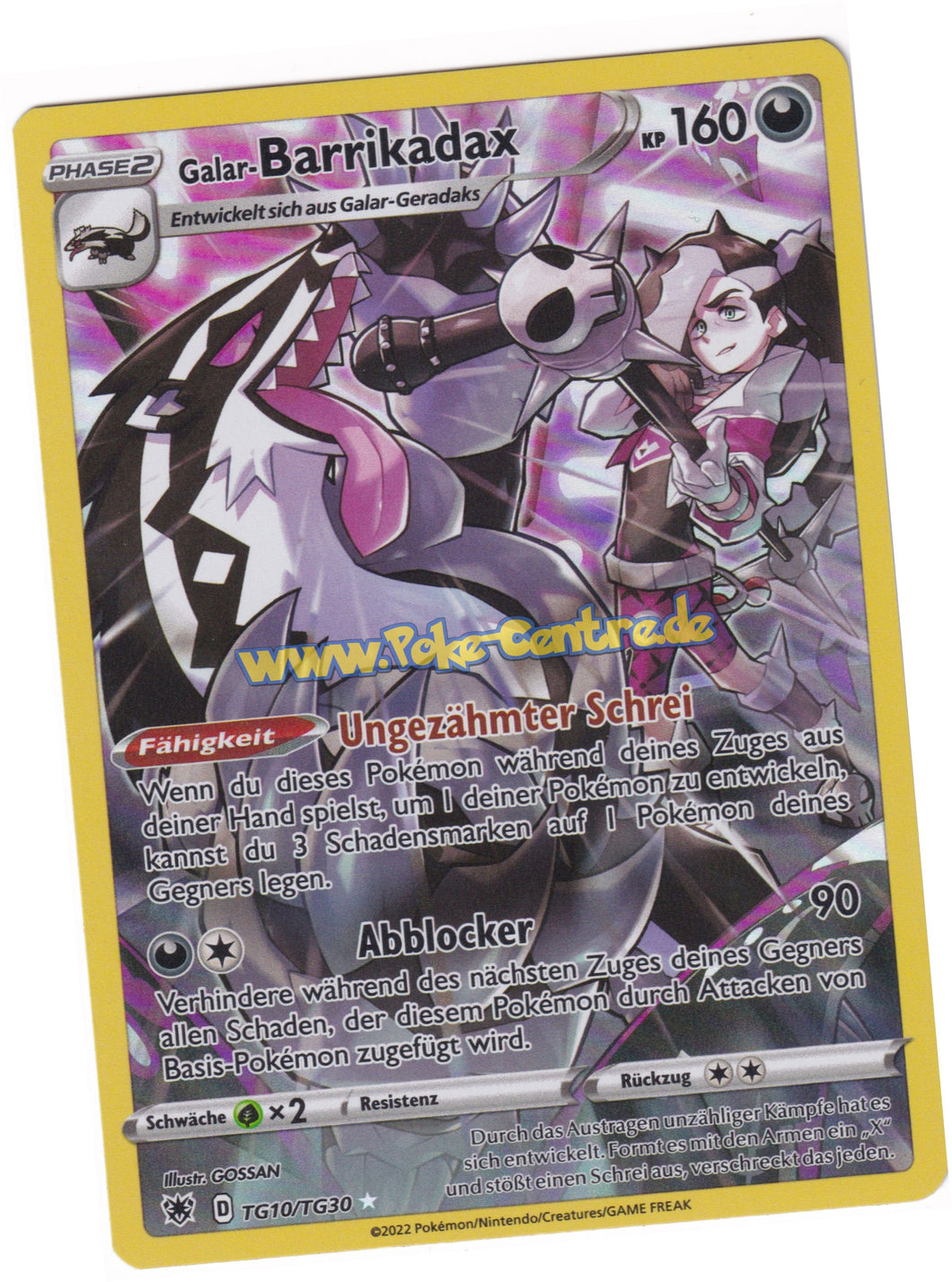 Galar-Bariikadax Trainer Rare TG10/TG30 Fullart