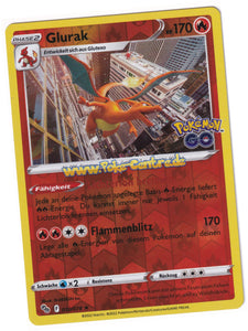 Glurak 010/078 Rare Reverse Holo - Pokemon GO Deutsch