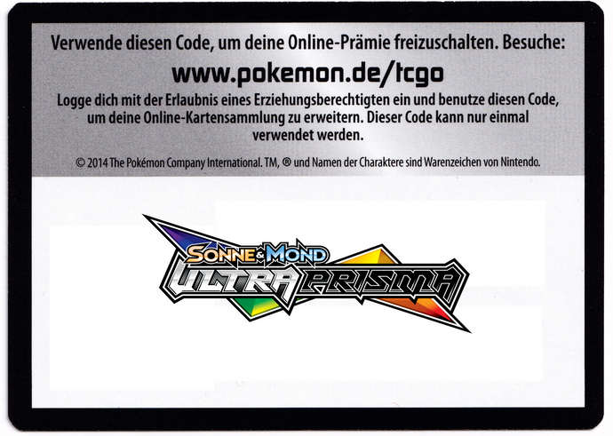 Pokemon TCGO Ultra Prisma