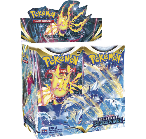 Schwert & Schild - Silberne Sturmwinde Booster Display (36 Booster)